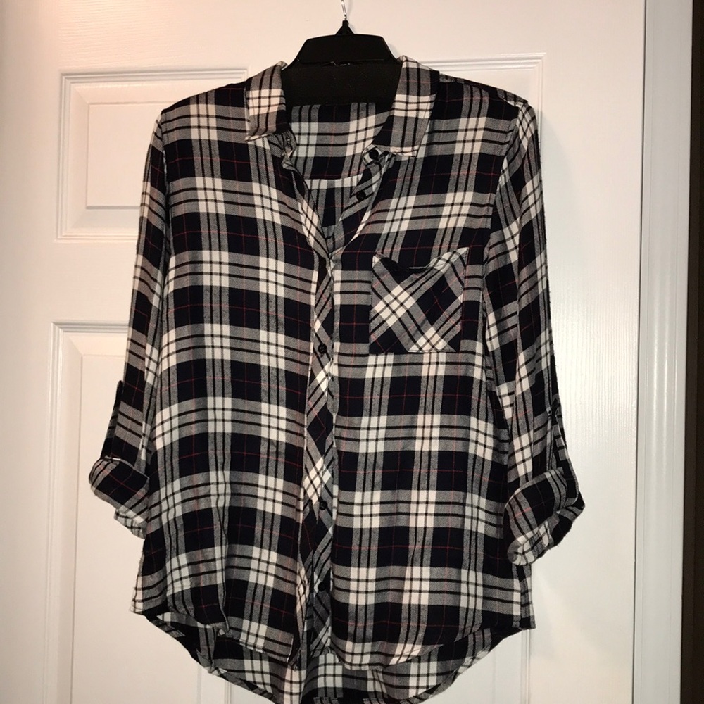 LE LIS plaid shirt